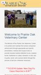 Mobile Screenshot of prairieoakvet.com